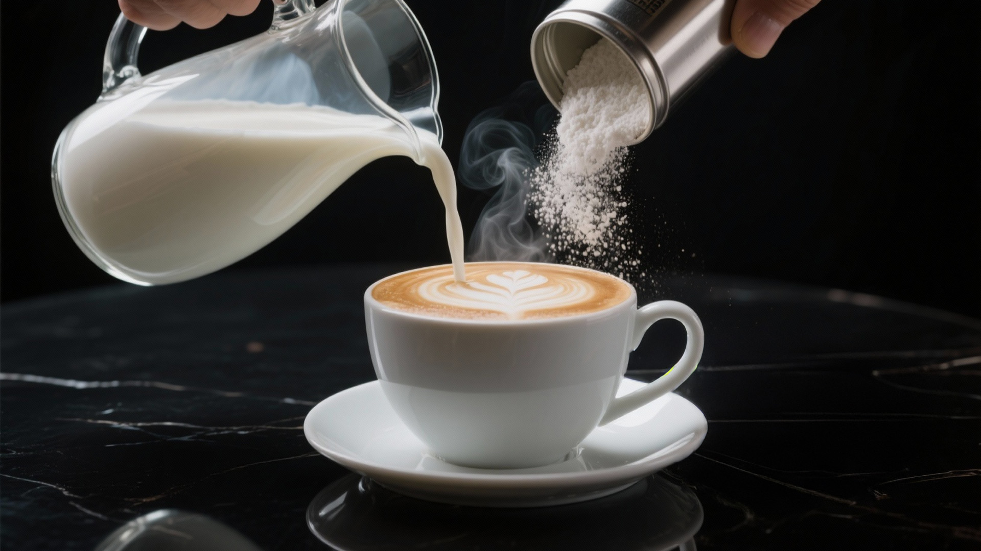 Kahve otomatı süt tozu sistemi